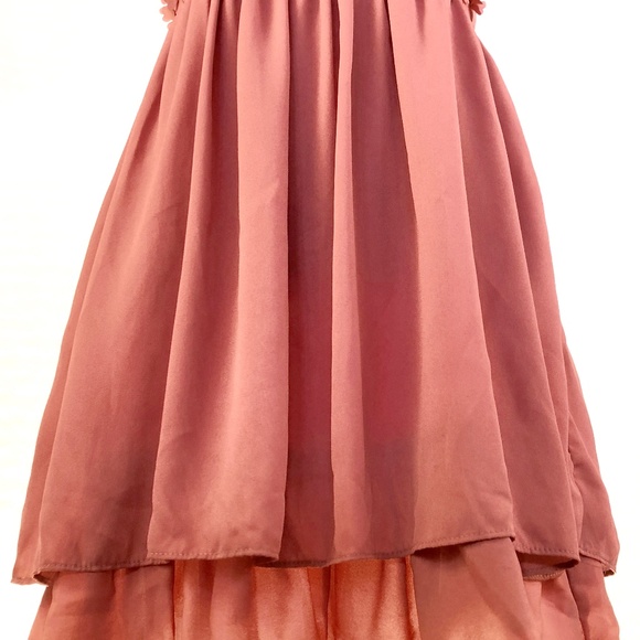 🆕YA LOS ANGELES Sleeveless Flower Applique Dress - Picture 6 of 7